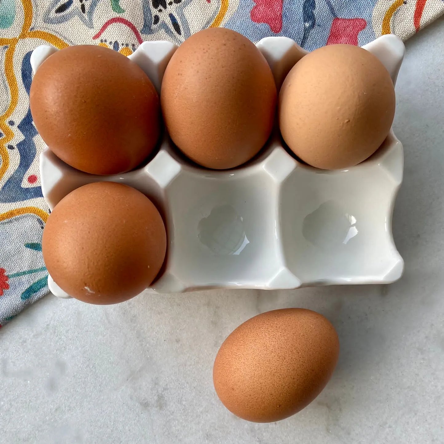 Porta huevos 6 unidades