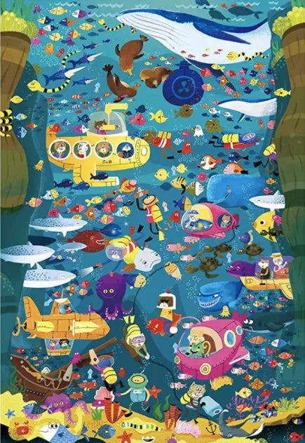Puzzle ilustrado – Cetáceos de Chile (1000 piezas)