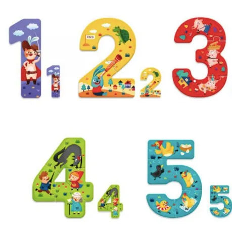 Puzzle con números