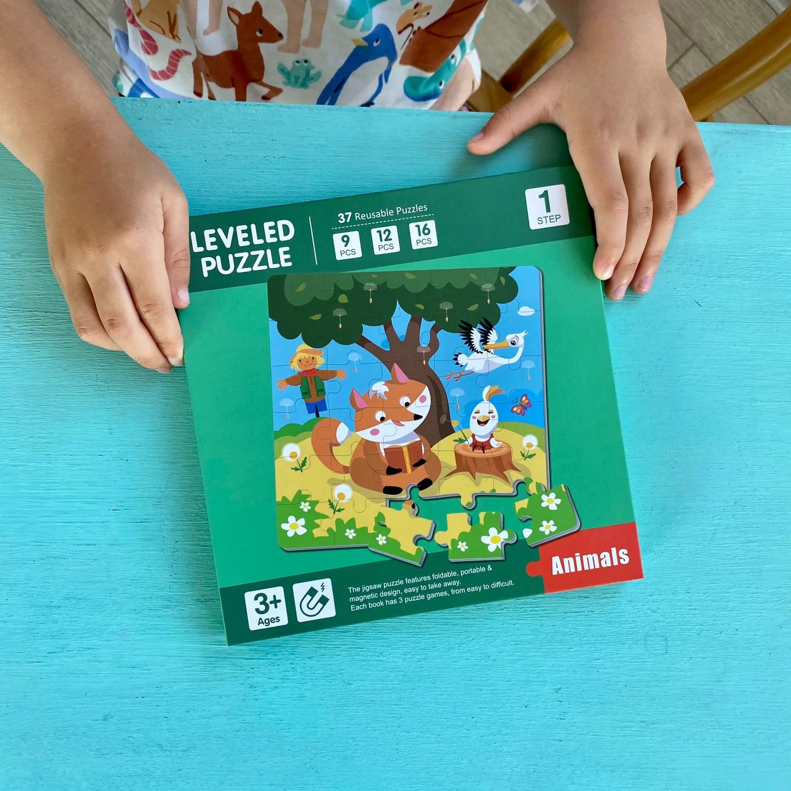 Puzzle magnetico animales sales