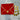 Set 10 sobres de colores rojos