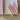 Set 4 lápices lettering rosado