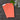 Set 5 bolsitas papel color naranjas