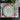 Set 6 individuales hule blanco flores grandes