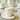 Set 6 tacitas café cerámica diseño flor