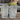 Set 6 vasos hojas y rayas