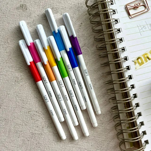 Set 8 lápices blancos