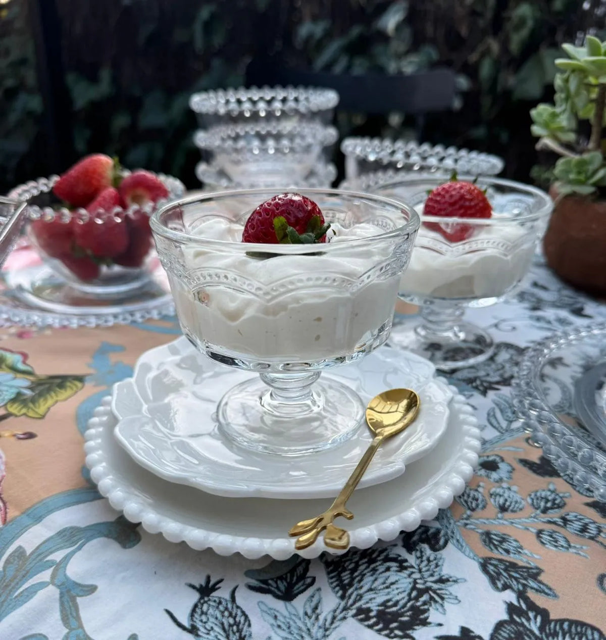 Set 6 copas postre blonda