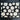 Set de 6 individuales hule negro lunares grandes