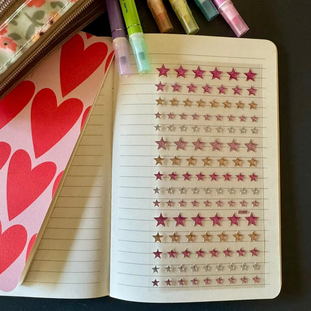 Stickers brillantes estrellas