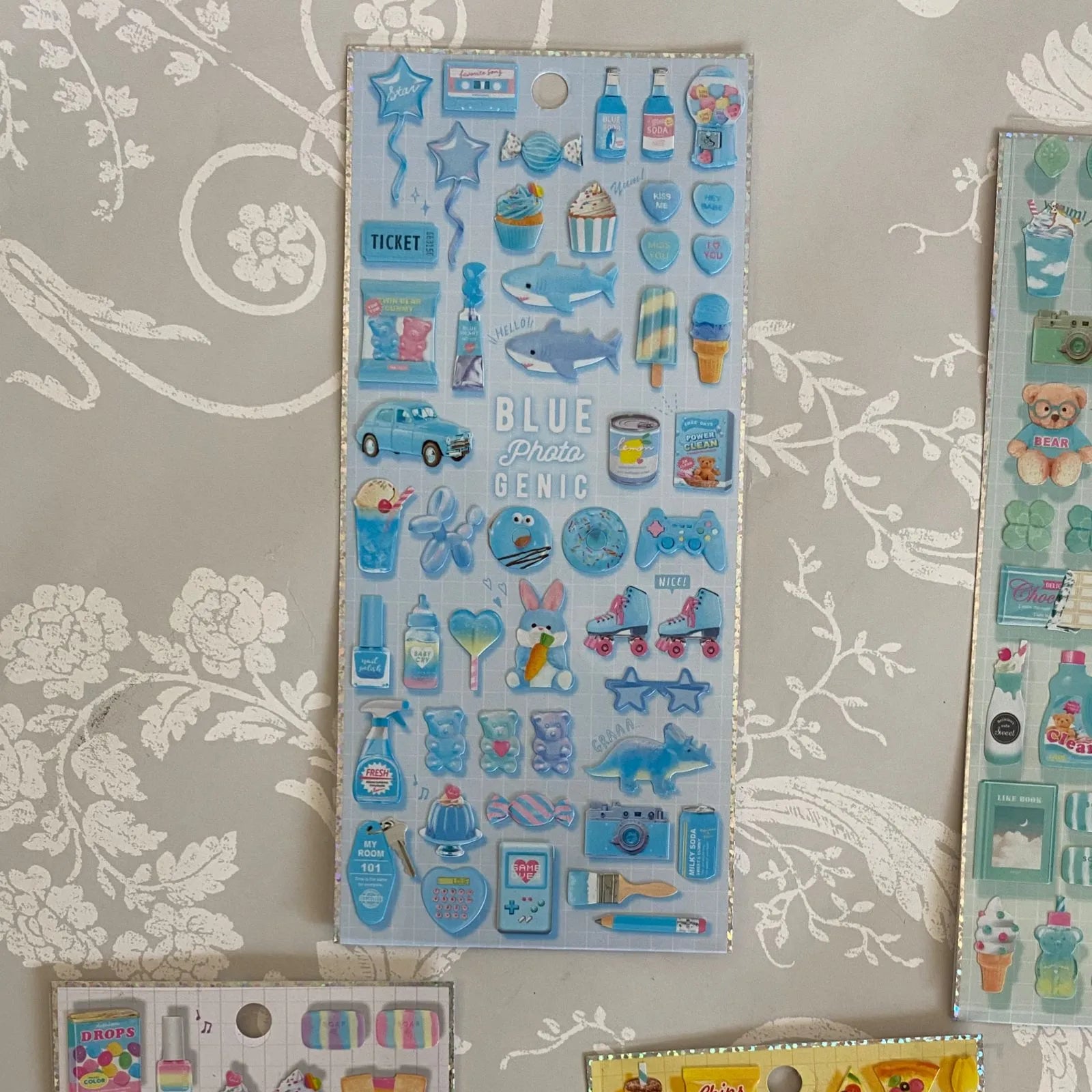 Sticker colores azul