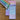 Stickers letras transparente morado-azul