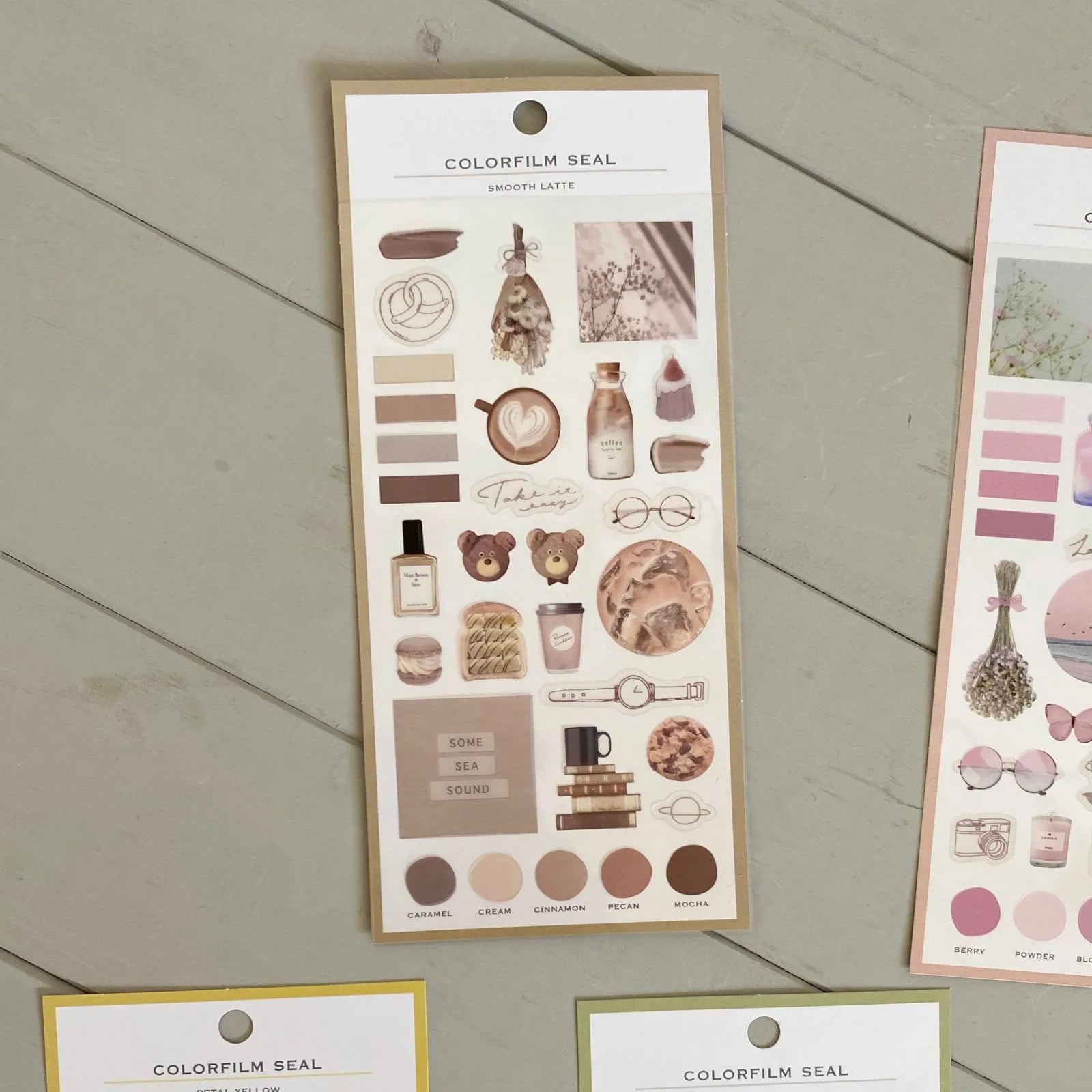Sticker pantone café