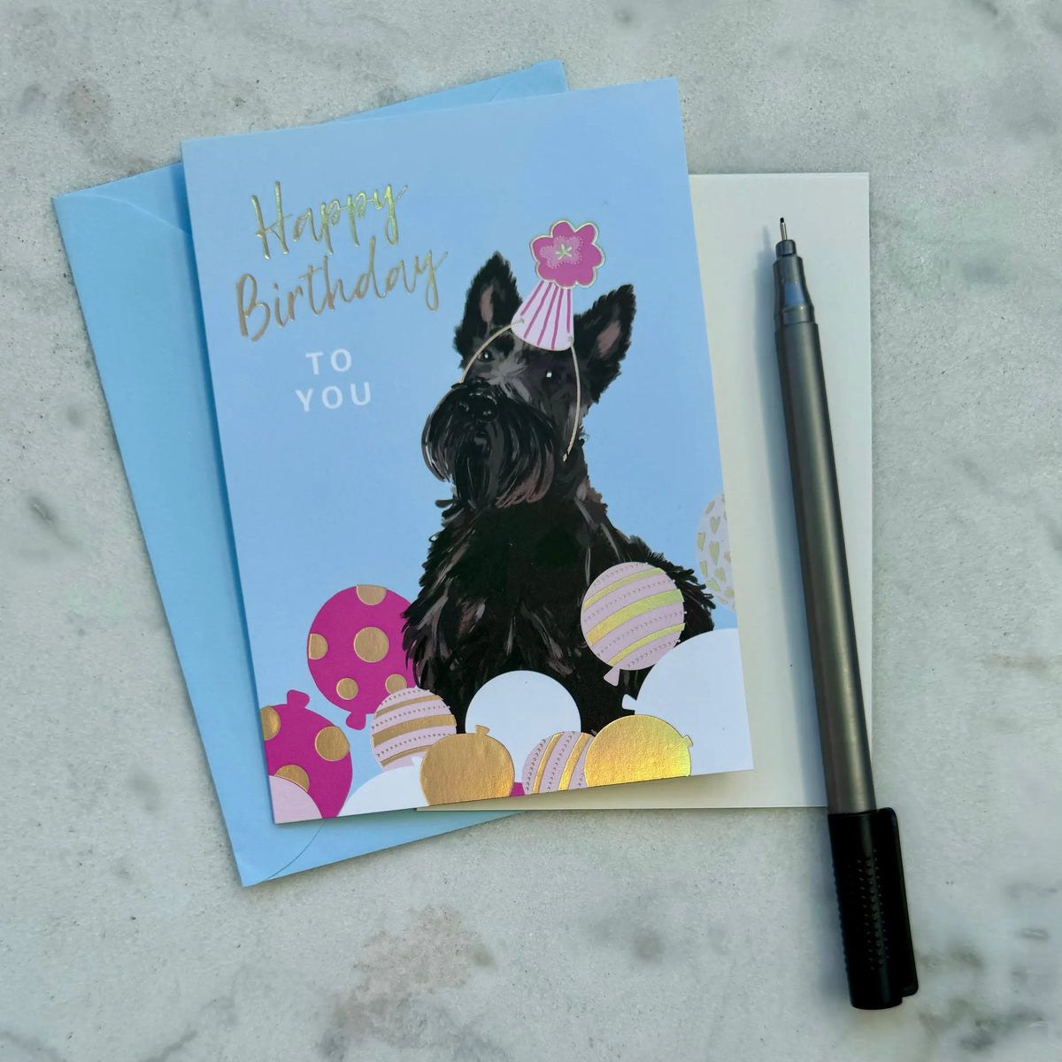 Tarjeta cumpleaños perro