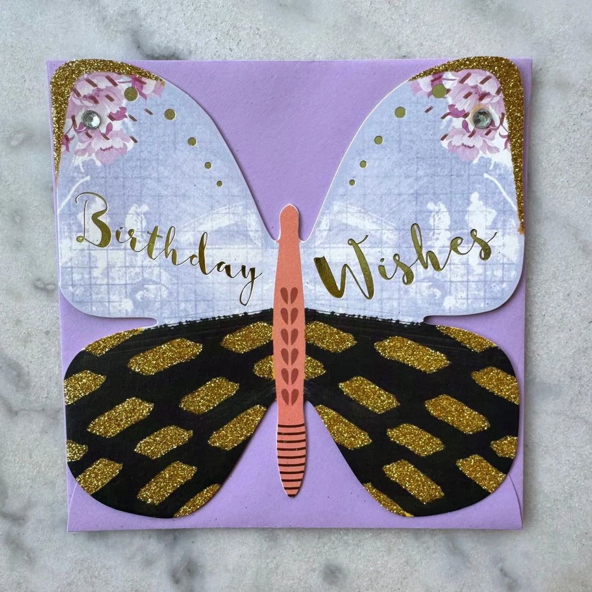 Tarjeta mariposa