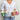 Tazón cerámica flores y dorado