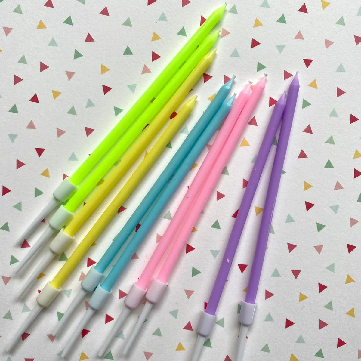 Velas de cumpleaños - Colores